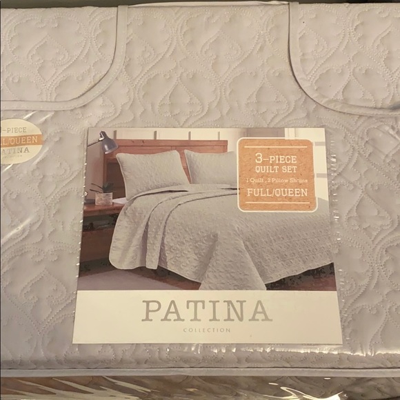 NWT Patina Collection 3 Piece Quilt Set Full/Queen - Picture 2 of 3